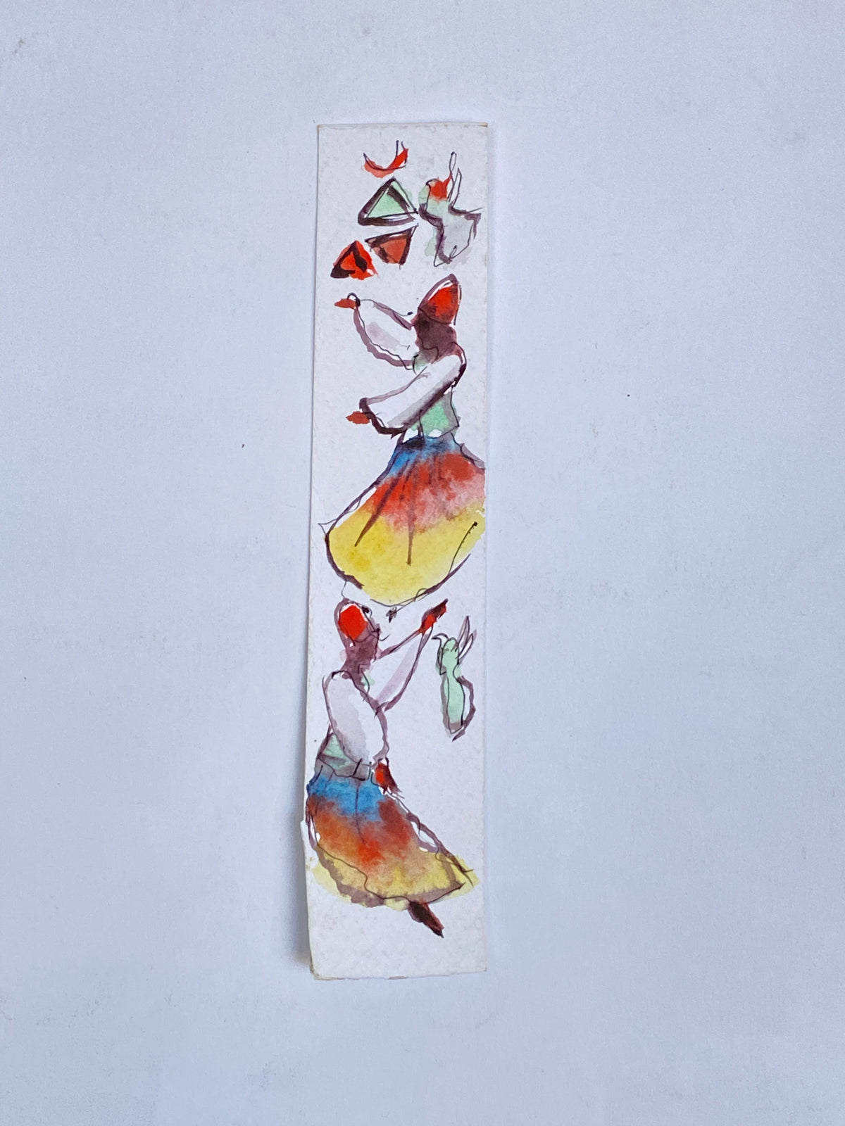 بوك مارك فني - Hand painted bookmark 4