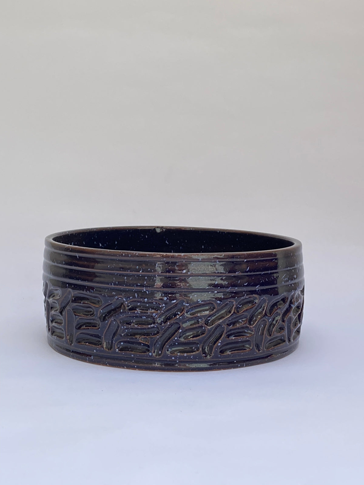 طاجن فخار بدون يد (كحلي) - Handle-less clay tagine (Navy)