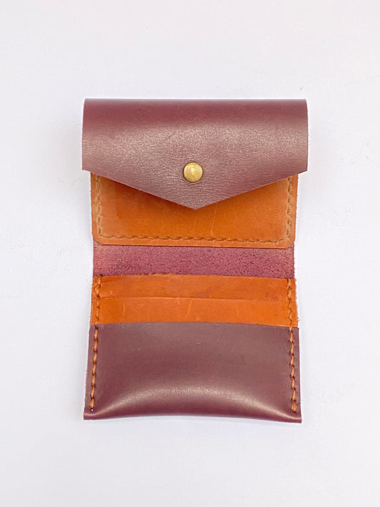 Small leather wallet - محفظة صغيرة ظرف