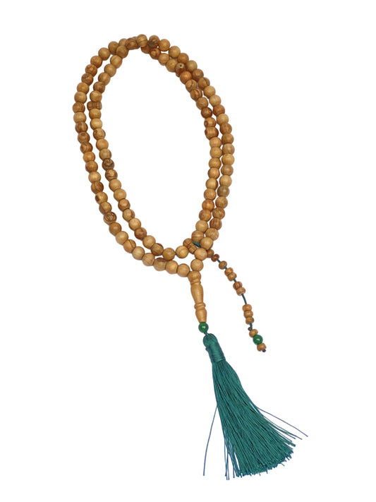 Olive Wood Sibha with Tassel 10mm - سبحة زيتون 10 مل بشرشوبة