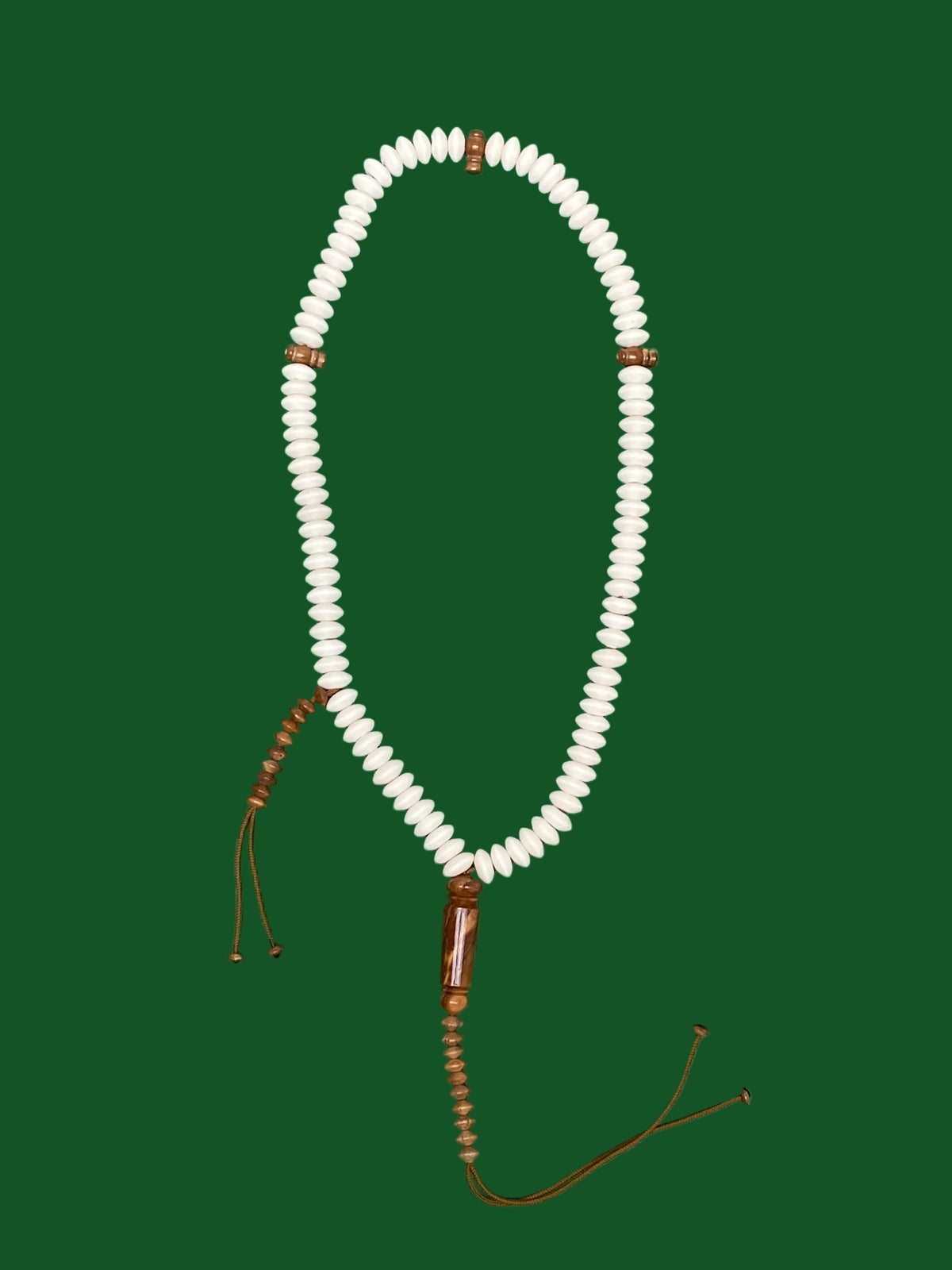 Camel Bone with Kok Wood Sibha 12mm - سبحة عظم 12 مل ترمسة بالكوك