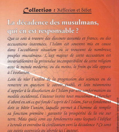 La decadence des Musulmans qui en est responsible?