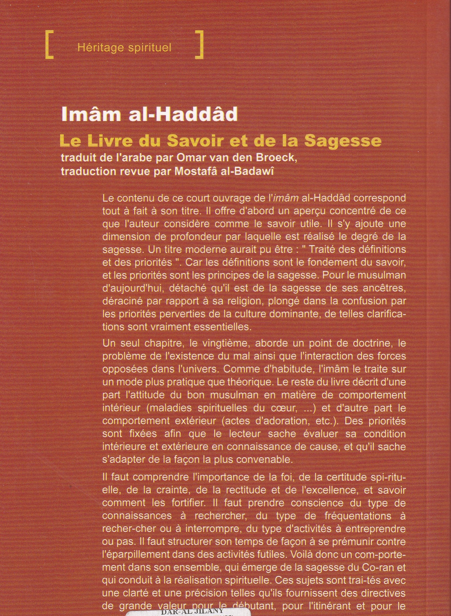 Le livre du savoir et se las sagesse