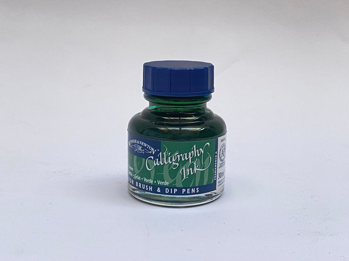 حبر كاليجرافي فرنسي أخضر -  French Calligraphy Ink Green
