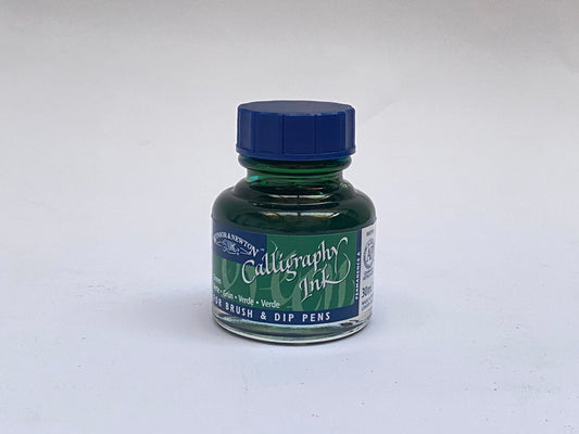 حبر كاليجرافي فرنسي أخضر -  French Calligraphy Ink Green