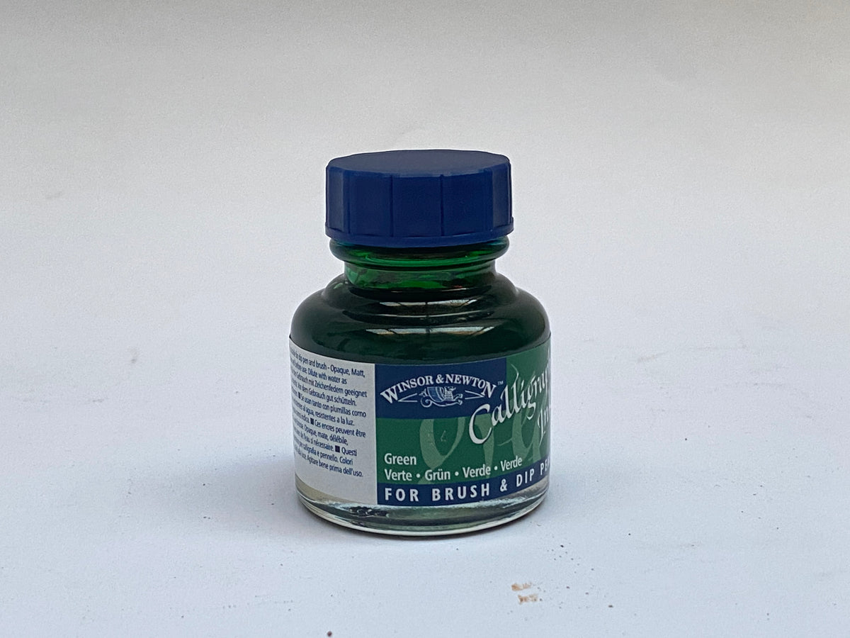 حبر كاليجرافي فرنسي أخضر -  French Calligraphy Ink Green