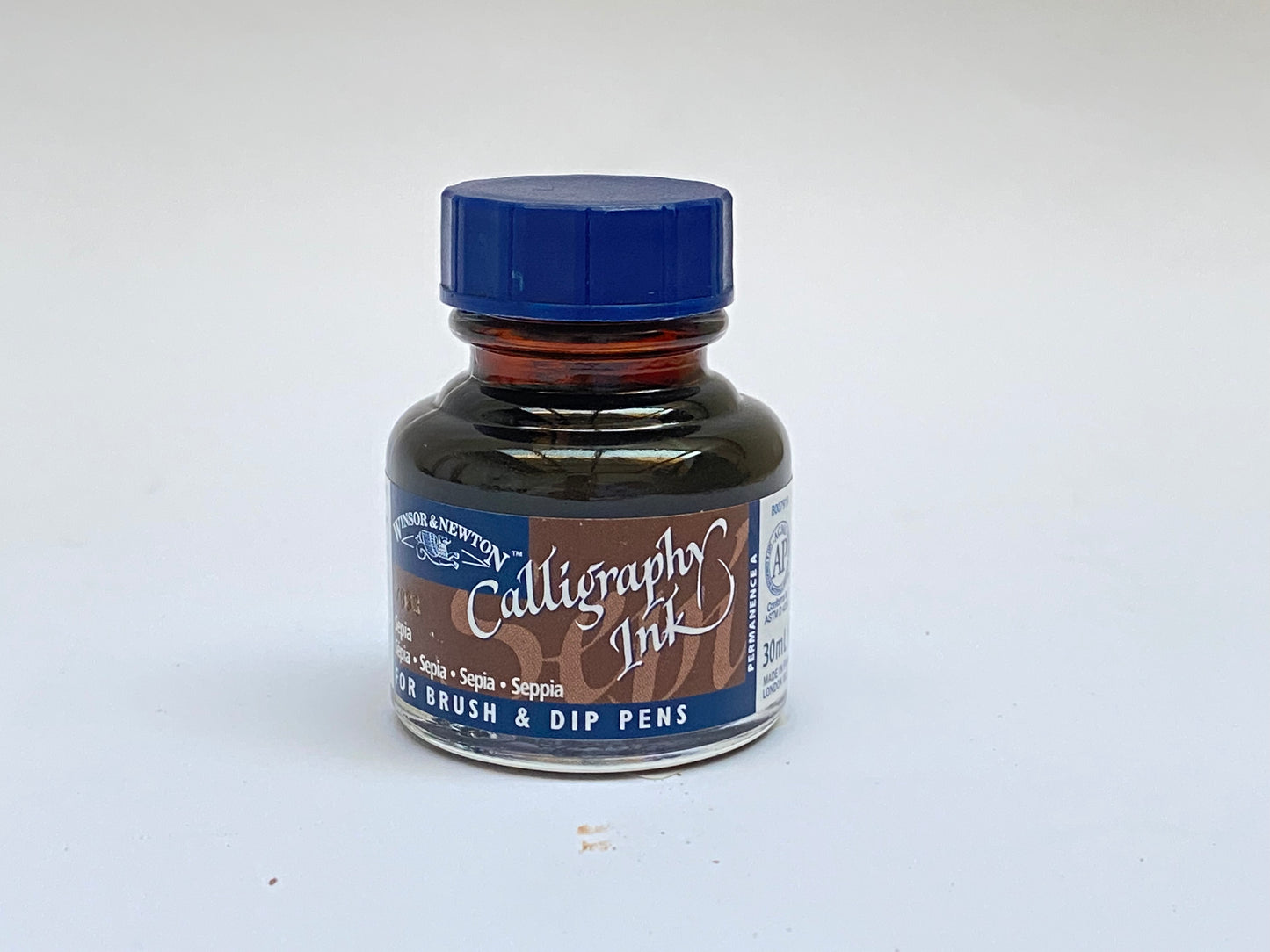 حبر كاليجرافي فرنسي سيبيا -  French Calligraphy Ink Sepia