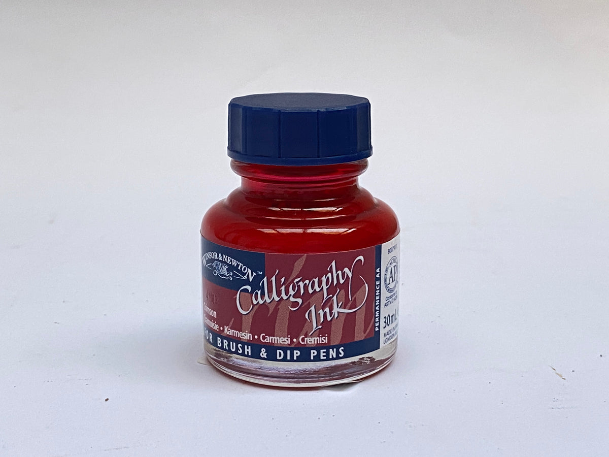 حبر كاليجرافي فرنسي أحمر -  French Calligraphy Ink Red