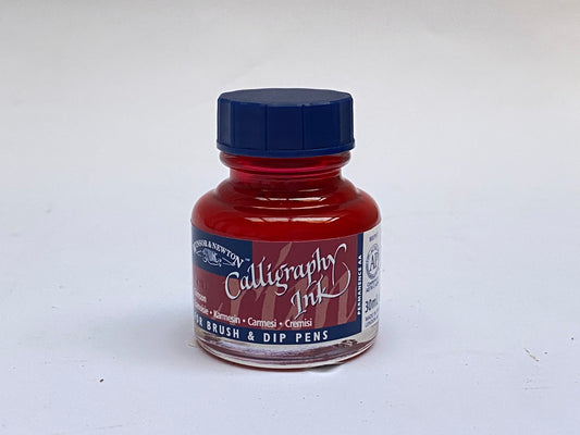 حبر كاليجرافي فرنسي أحمر -  French Calligraphy Ink Red