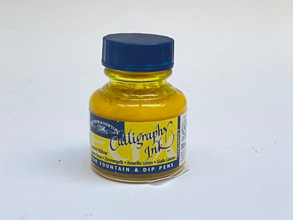 حبر كاليجرافي فرنسي أصفر -  French Calligraphy Ink Yellow