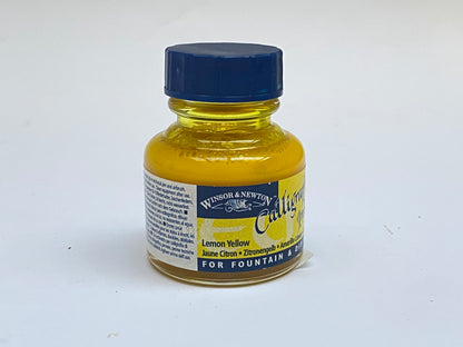 حبر كاليجرافي فرنسي أصفر -  French Calligraphy Ink Yellow