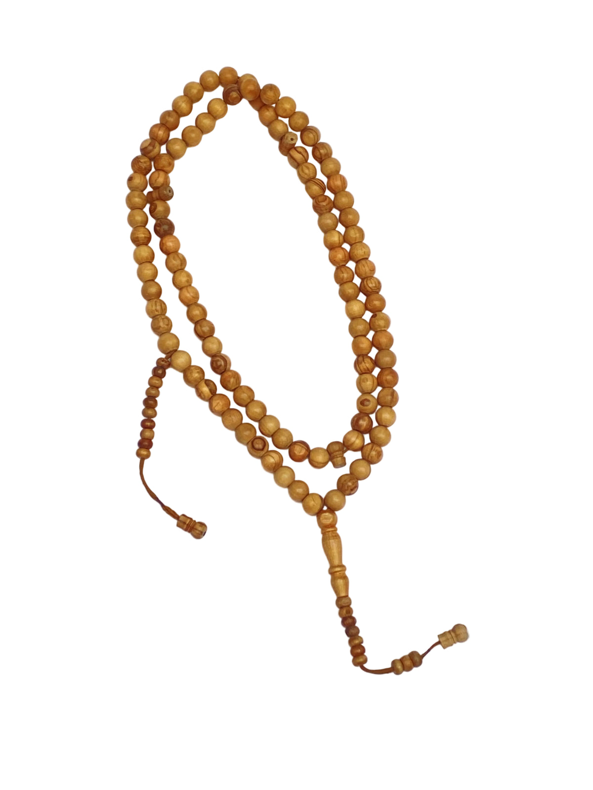 Olive Wood Rounded Beads Sibha 10 mm - سبحة زيتون  بلية 10مل