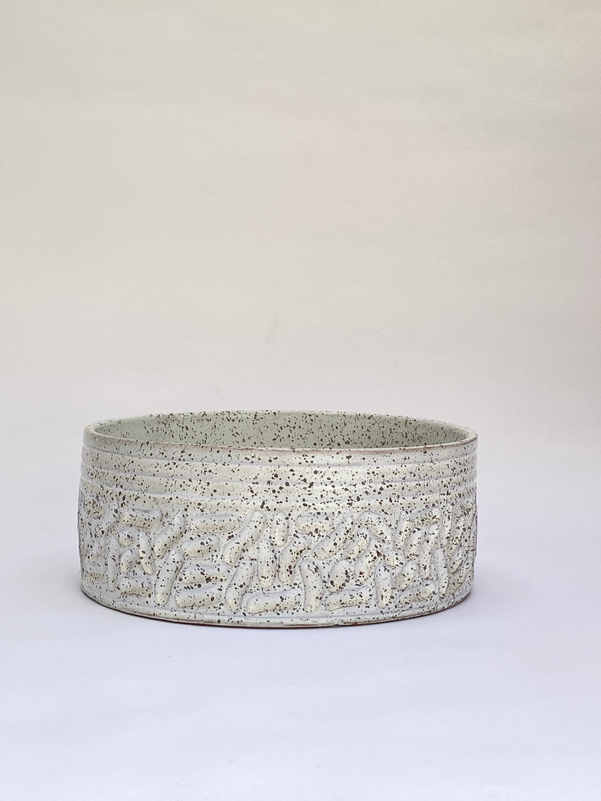 طاجن فخار بدون يد (أبيض)- Handle-less clay tagine (White)