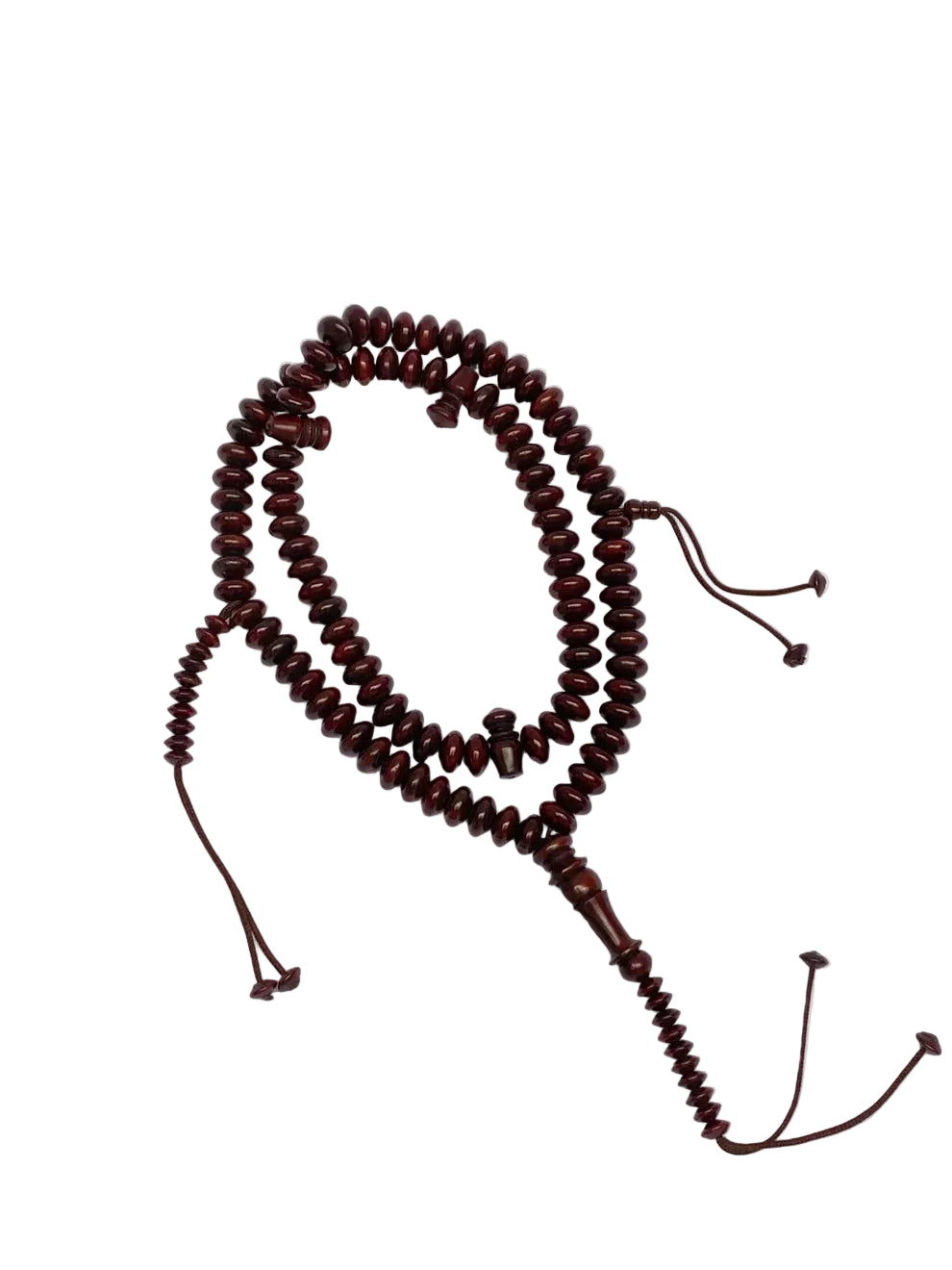 Dark red Kok wood Sibha 8mm- سبحة كوك ترمسة نبيتي 8مل