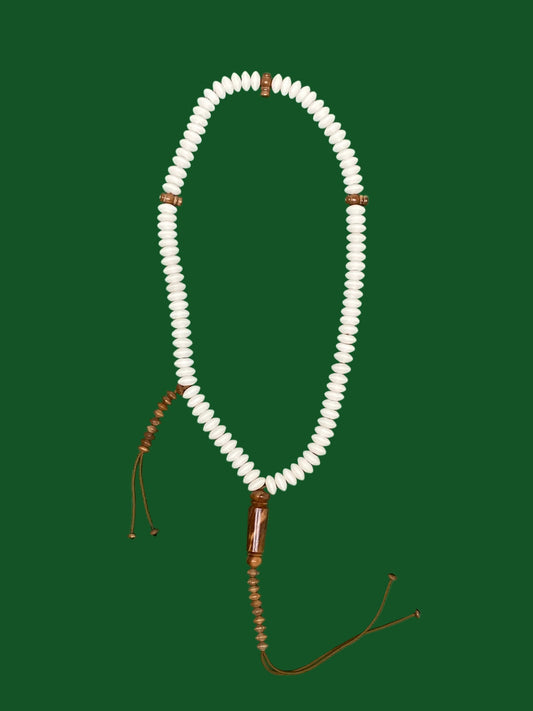 Camel Bone with Kok Wood Sibha 12mm - سبحة عظم 12 مل ترمسة بالكوك