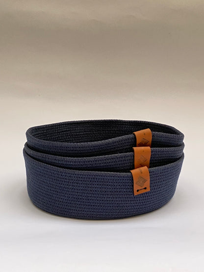 Woven organizer & Storage bowl 25x8cm