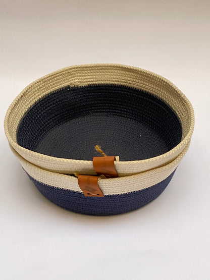 Woven organizer & Storage bowl 25x8cm