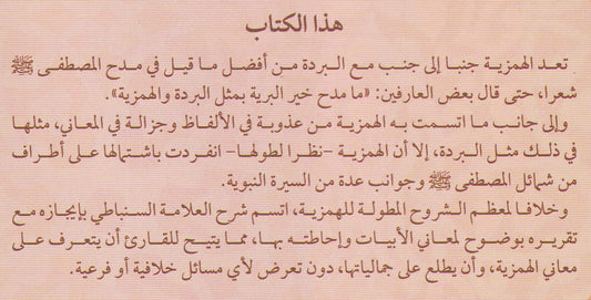 شرح الهمزية